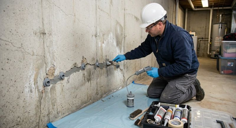 Basement Crack Repair in Fort Collins, CO
