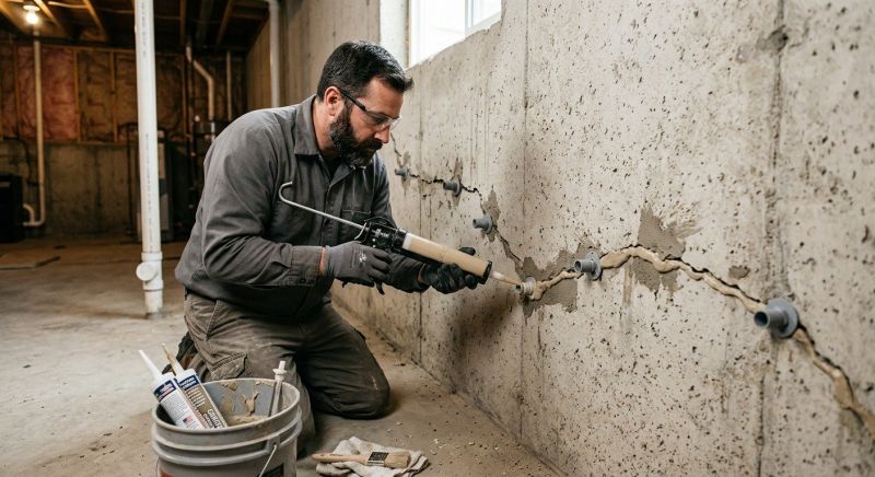 Cracked Foundation Repair in Greenville, SC